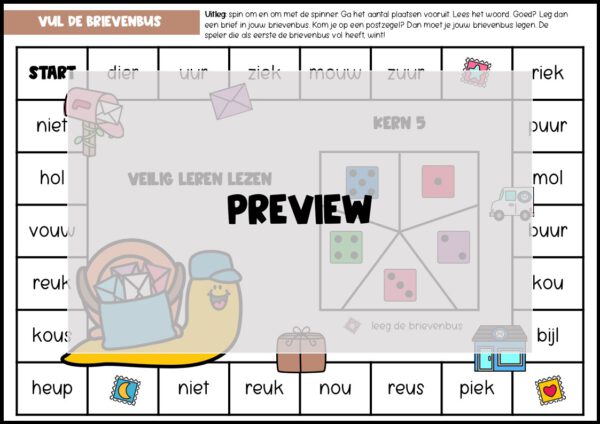 LEESSPELLEN VEILIG LEREN LEZEN KIM KERN 5 - Afbeelding 8