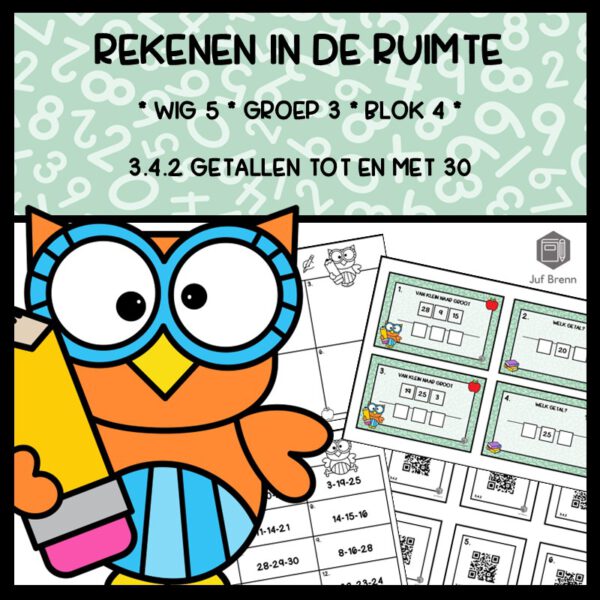 REKENEN IN DE RUIMTE WIG 5 GROEP 3 BLOK 4 GETALLEN TOT EN MET 30