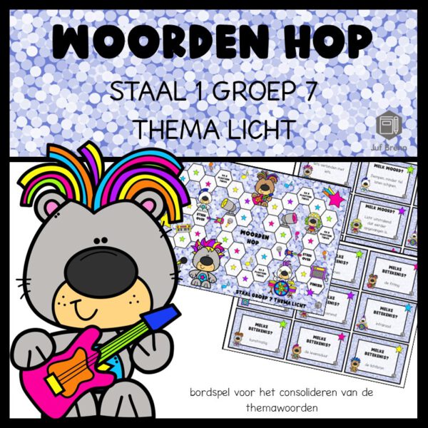 STAAL 1 WOORDEN HOP GROEP 7 THEMA LICHT