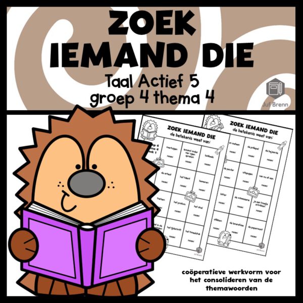 TAAL ACTIEF 5 WOORDENSCHAT ZOEK IEMAND DIE GROEP 4 THEMA 4