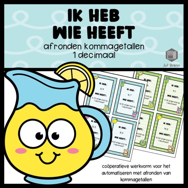IK HEB WIE HEEFT... KOMMAGETALLEN AFRONDEN OP 1 DECIMAAL