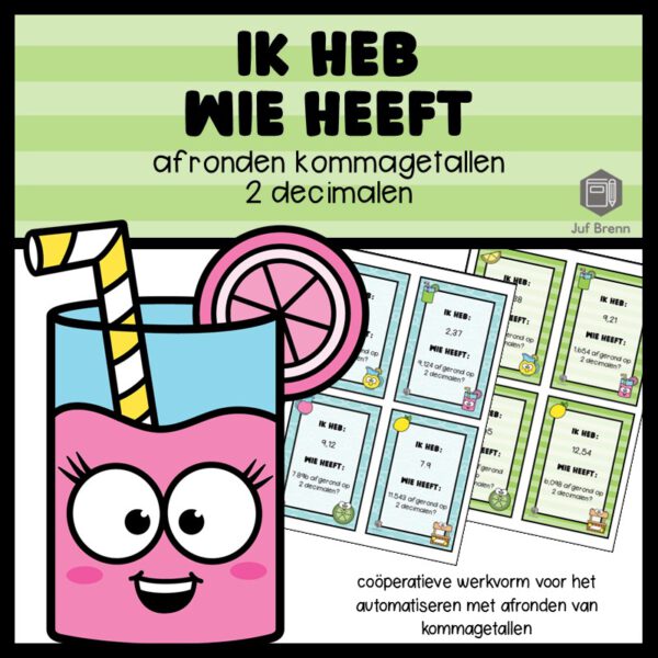 IK HEB WIE HEEFT... KOMMAGETALLEN AFRONDEN OP 2 DECIMALEN