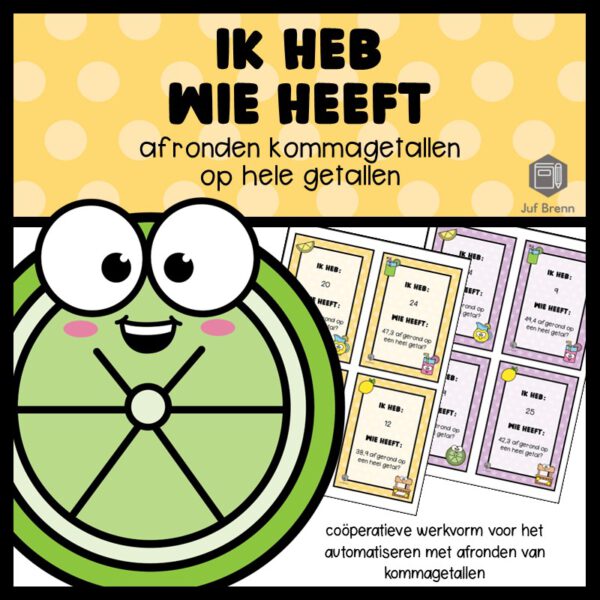 IK HEB WIE HEEFT... KOMMAGETALLEN AFRONDEN OP HELE GETALLEN