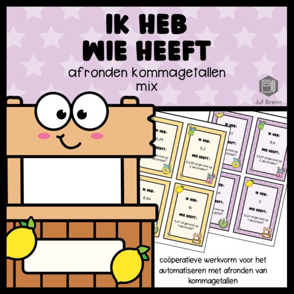 IK HEB WIE HEEFT... KOMMAGETALLEN AFRONDEN MIX