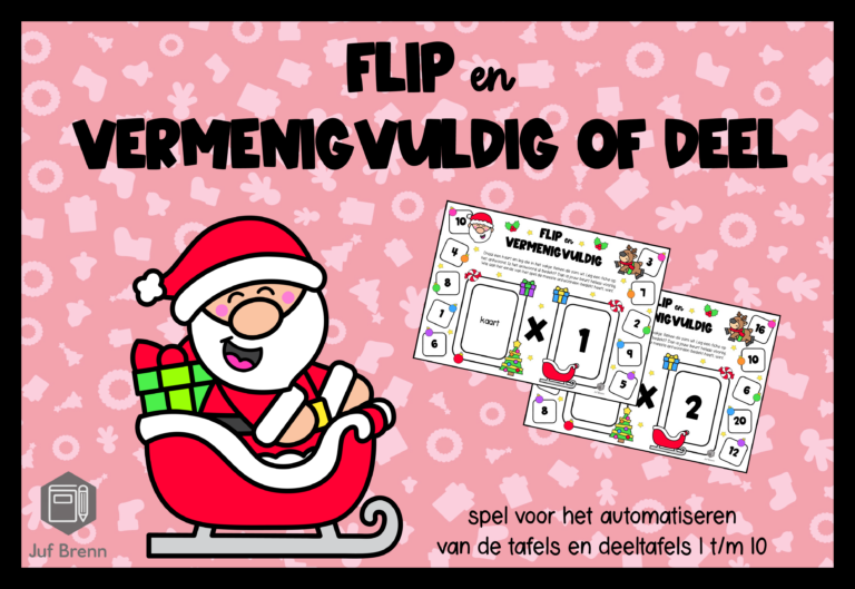 FLIP EN VERMENIGVULDIG OF DEEL KERST
