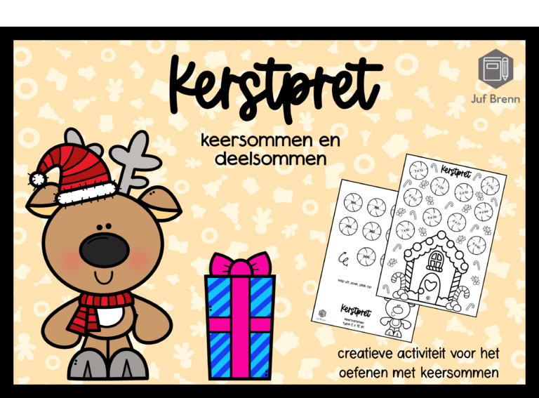 KERSTPRET: KEERSOMMEN EN DEELSOMMEN