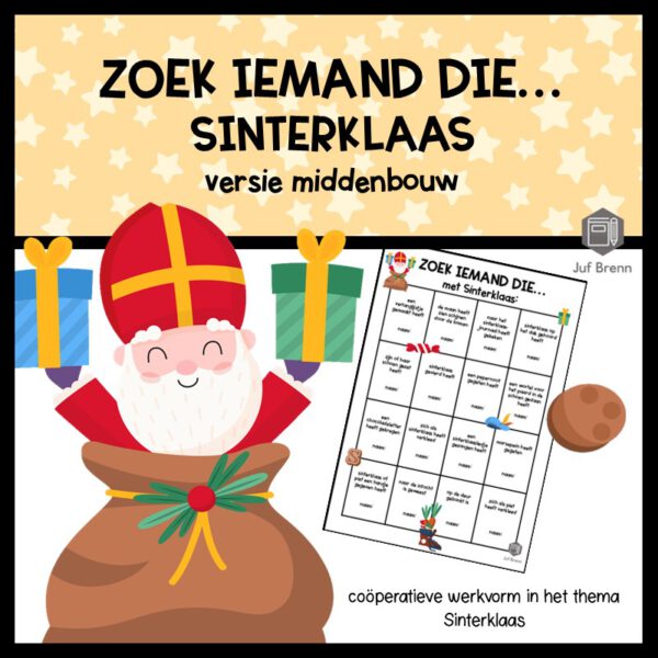 ZOEK IEMAND DIE... SINTERKLAAS MIDDENBOUW