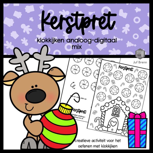 KERSTPRET: KLOKKIJKEN MIX ANALOOG - DIGITAAL