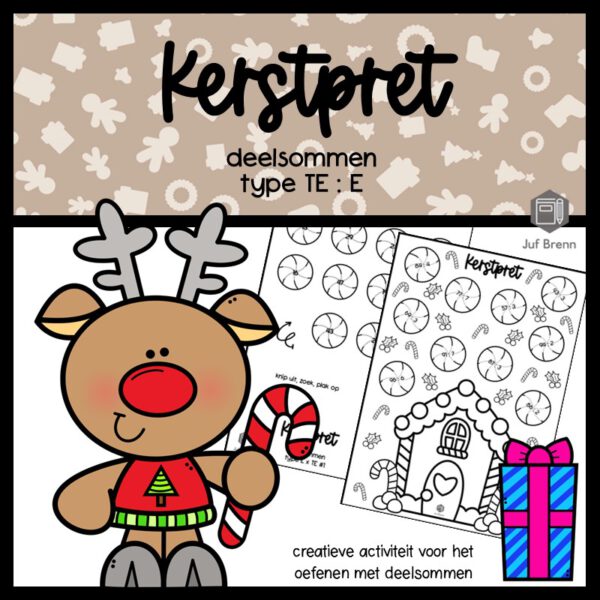 KERSTPRET: DEELSOMMEN TYPE TE : E