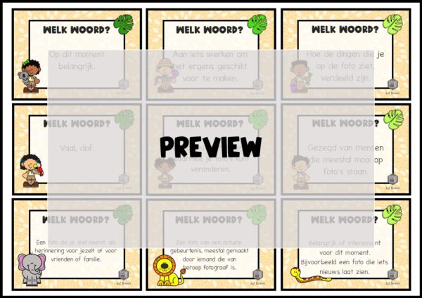 STAAL 1 WOORDEN HOP GROEP 7 THEMA FLITS - Afbeelding 4