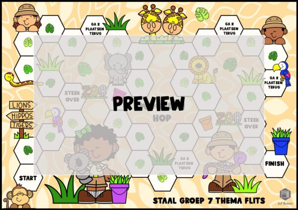 STAAL 1 WOORDEN HOP GROEP 7 THEMA FLITS - Afbeelding 2