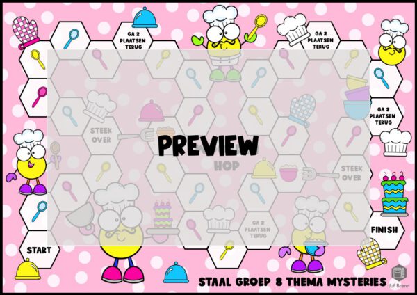 STAAL 1 WOORDEN HOP GROEP 8 THEMA MYSTERIES - Afbeelding 2