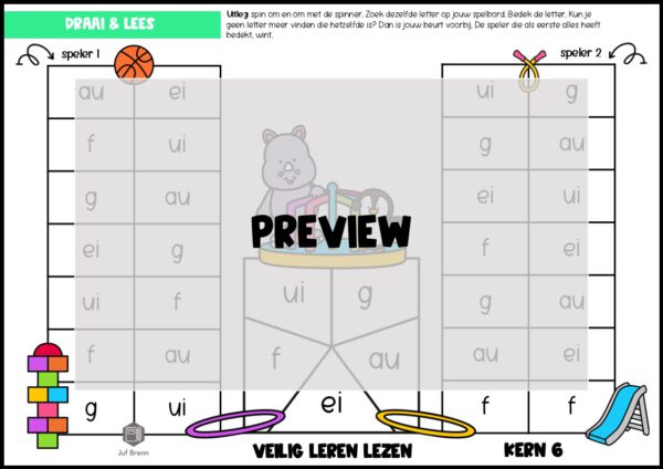 LEESSPELLEN VEILIG LEREN LEZEN KIM KERN 6 - Afbeelding 2
