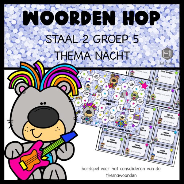 STAAL 2 WOORDEN HOP GROEP 5 THEMA NACHT