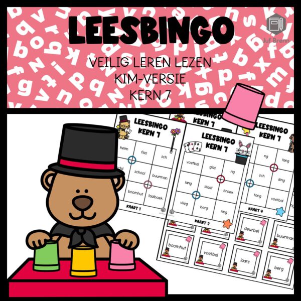 LEESBINGO VEILIG LEREN LEZEN KIM KERN 7