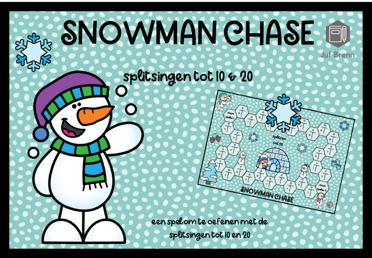 SNOWMAN CHASE: SPLITSINGEN TOT 10 EN 20