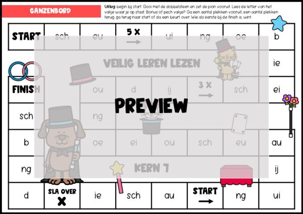 LEESSPELLEN VEILIG LEREN LEZEN KIM KERN 7 - Afbeelding 3