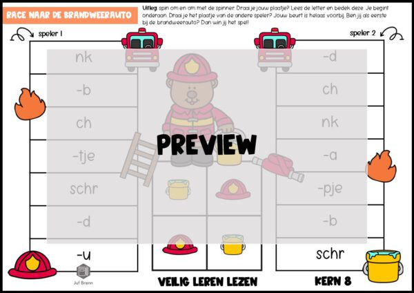 LEESSPELLEN VEILIG LEREN LEZEN KIM KERN 8 - Afbeelding 4