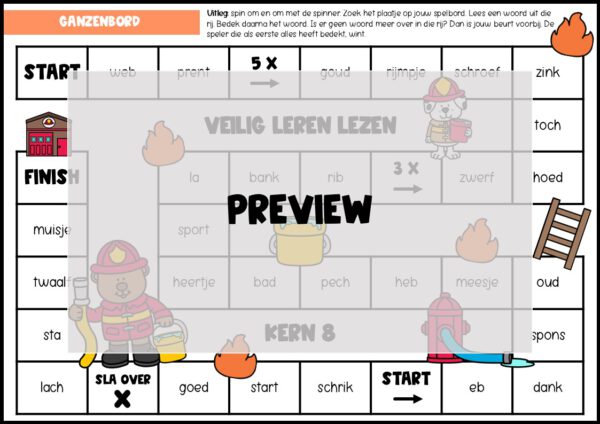 LEESSPELLEN VEILIG LEREN LEZEN KIM KERN 8 - Afbeelding 5