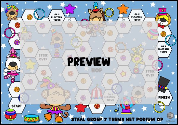 STAAL 2 WOORDEN HOP GROEP 7 THEMA HET PODIUM OP - Afbeelding 2