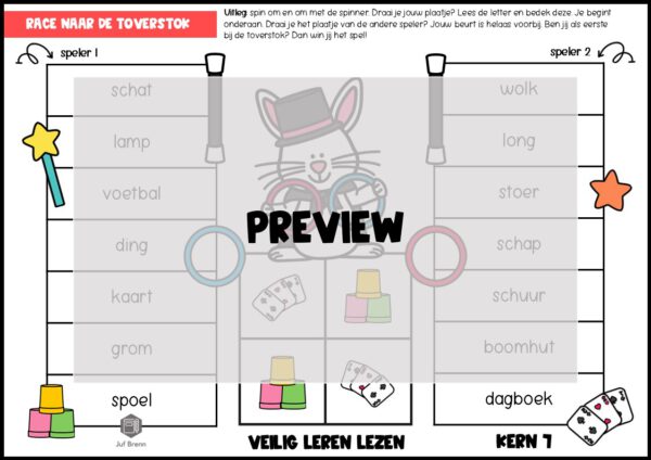 LEESSPELLEN VEILIG LEREN LEZEN KIM KERN 7 - Afbeelding 6