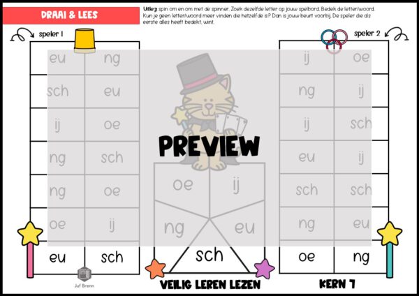LEESSPELLEN VEILIG LEREN LEZEN KIM KERN 7 - Afbeelding 2