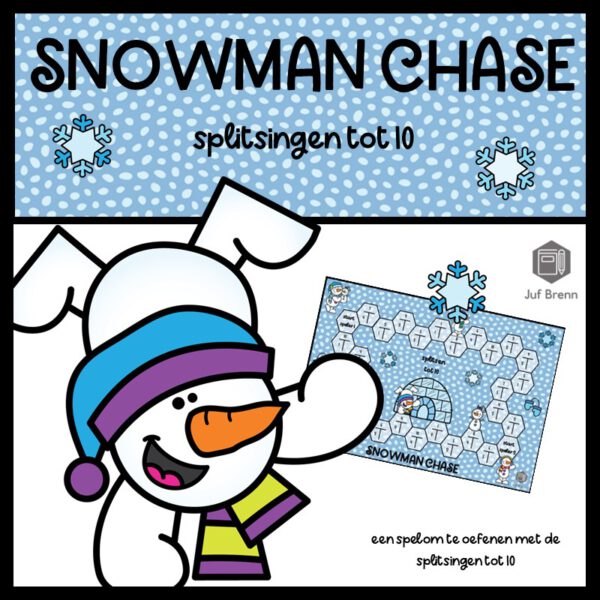 SNOWMAN CHASE: SPLITSINGEN TOT 10