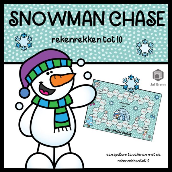 SNOWMAN CHASE: REKENREKKEN TOT 10