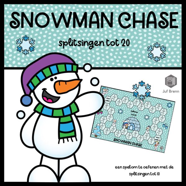 SNOWMAN CHASE: SPLITSINGEN TOT 20