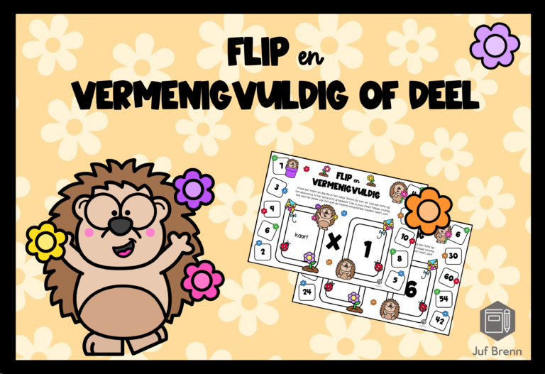 FLIP EN VERMENIGVULDIG OF DEEL LENTE