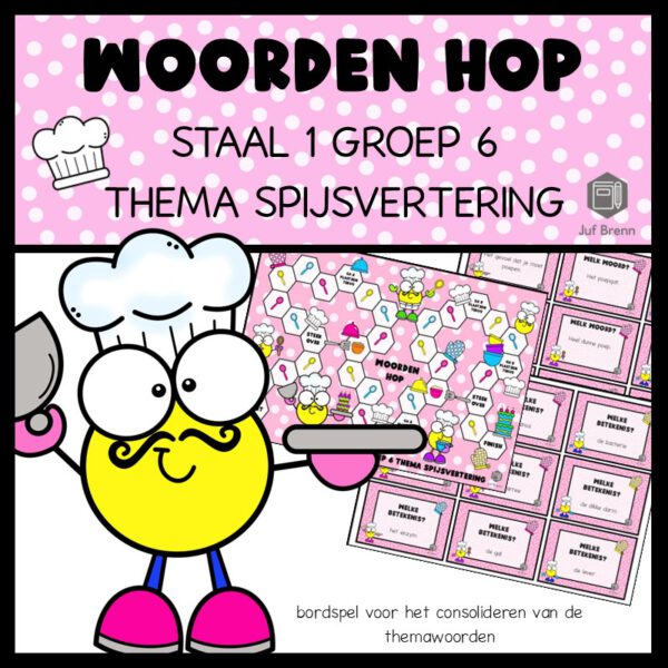 STAAL 1 WOORDEN HOP GROEP 6 THEMA SPIJSVERTERING