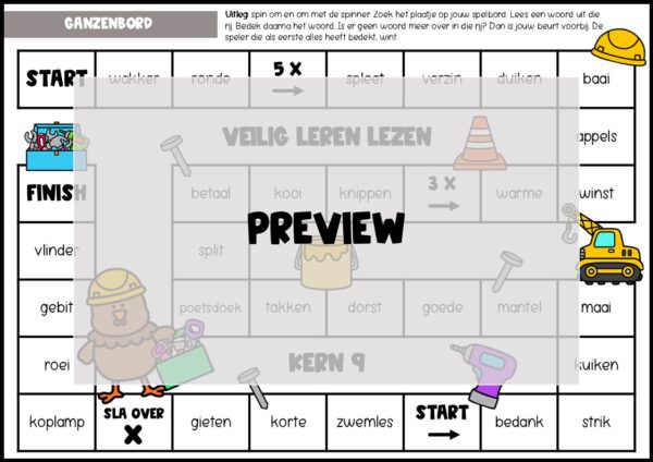 LEESSPELLEN VEILIG LEREN LEZEN KIM KERN 9 - Afbeelding 5