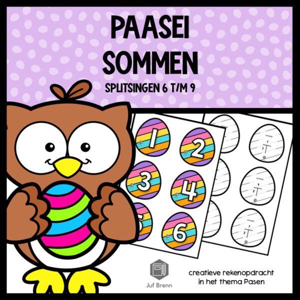 PAASEI SOMMEN: SPLITSINGEN VAN 6 TOT 10