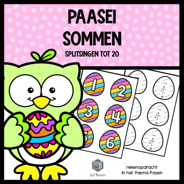 PAASEI SOMMEN: SPLITSINGEN TOT 20