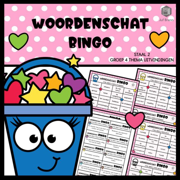 STAAL 2 WOORDENSCHATBINGO GROEP 4 THEMA UITVINDINGEN