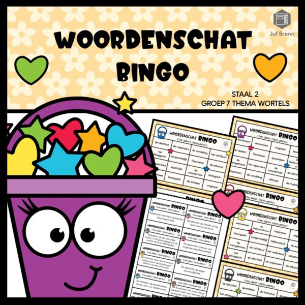 STAAL 2 WOORDENSCHATBINGO GROEP 7 THEMA HET WORTELS