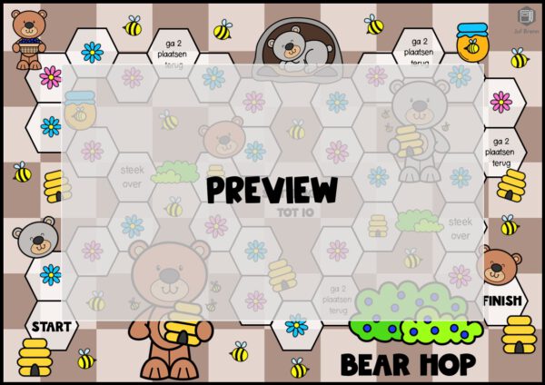 BEAR HOP: SPLITSINGEN TOT 10 - Afbeelding 2
