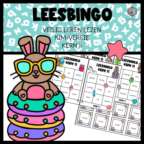 LEESBINGO VEILIG LEREN LEZEN KIM KERN 11