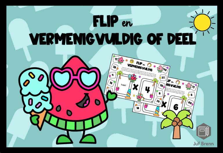 FLIP EN VERMENIGVULDIG OF DEEL ZOMER