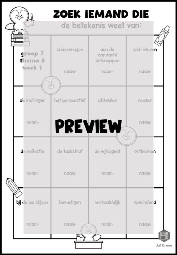 TAAL ACTIEF 5 WOORDENSCHAT ZOEK IEMAND DIE GROEP 7 THEMA 8 - Afbeelding 2