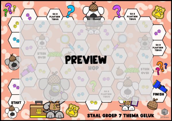 STAAL 1 WOORDEN HOP GROEP 7 THEMA GELUK - Afbeelding 2