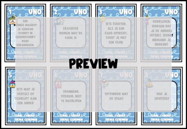 STAAL 1 UNO GROEP 5 THEMA GEHEIMEN - Afbeelding 3