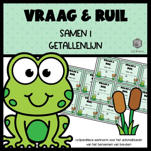 VRAAG EN RUIL... BREUKEN SAMEN 1 GETALLENLIJN