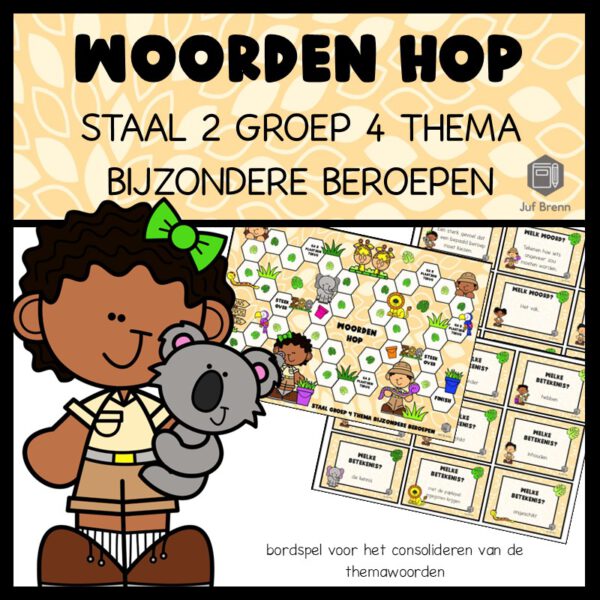 STAAL 2 WOORDEN HOP GROEP 4 THEMA BIJZONDERE BEROEPEN
