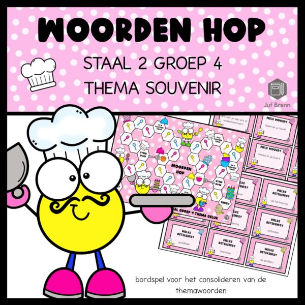 STAAL 2 WOORDEN HOP GROEP 4 THEMA SOUVENIR