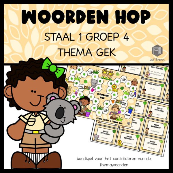 STAAL 1 WOORDEN HOP GROEP 4 THEMA GEK