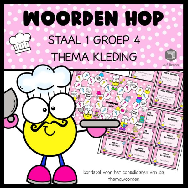 STAAL 1 WOORDEN HOP GROEP 4 THEMA KLEDING