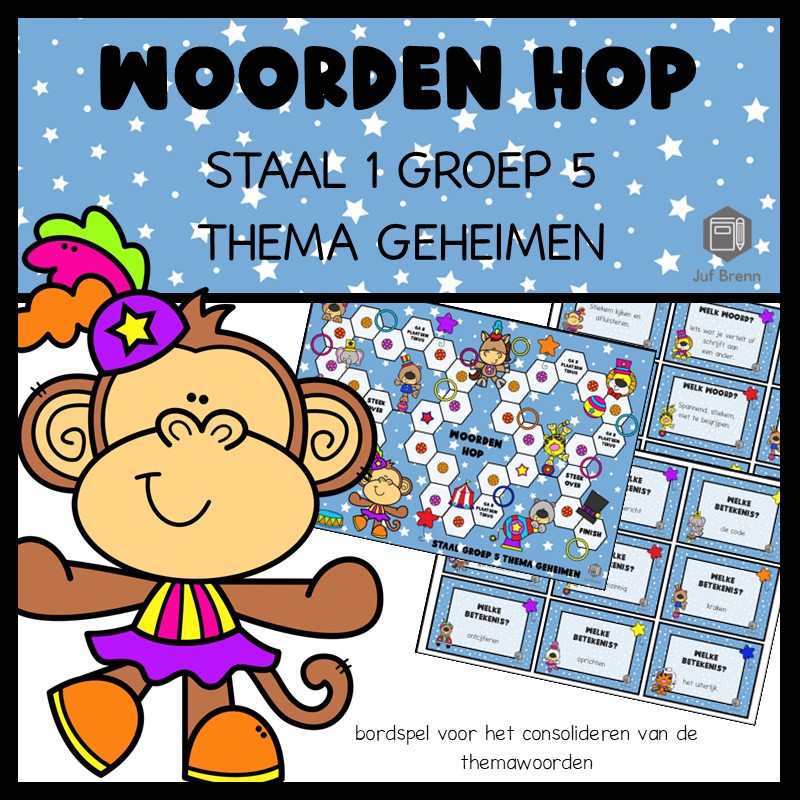 STAAL 1 WOORDEN HOP GROEP 5 THEMA GEHEIMEN