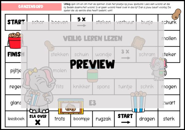 LEESSPELLEN VEILIG LEREN LEZEN KIM E3 - Afbeelding 3