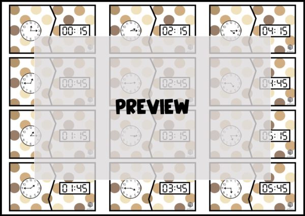 KLOKKEN PUZZELS: KWARTIEREN - Afbeelding 3